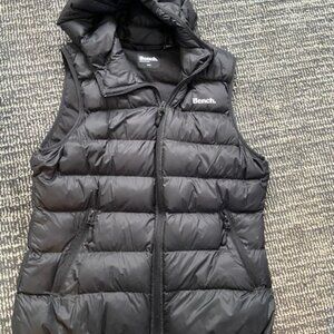 New Ladies Black Bench Puffer Vest